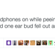 Illustration for article titled Pissing Man Discovers Major Apple AirPod Design Flaw
